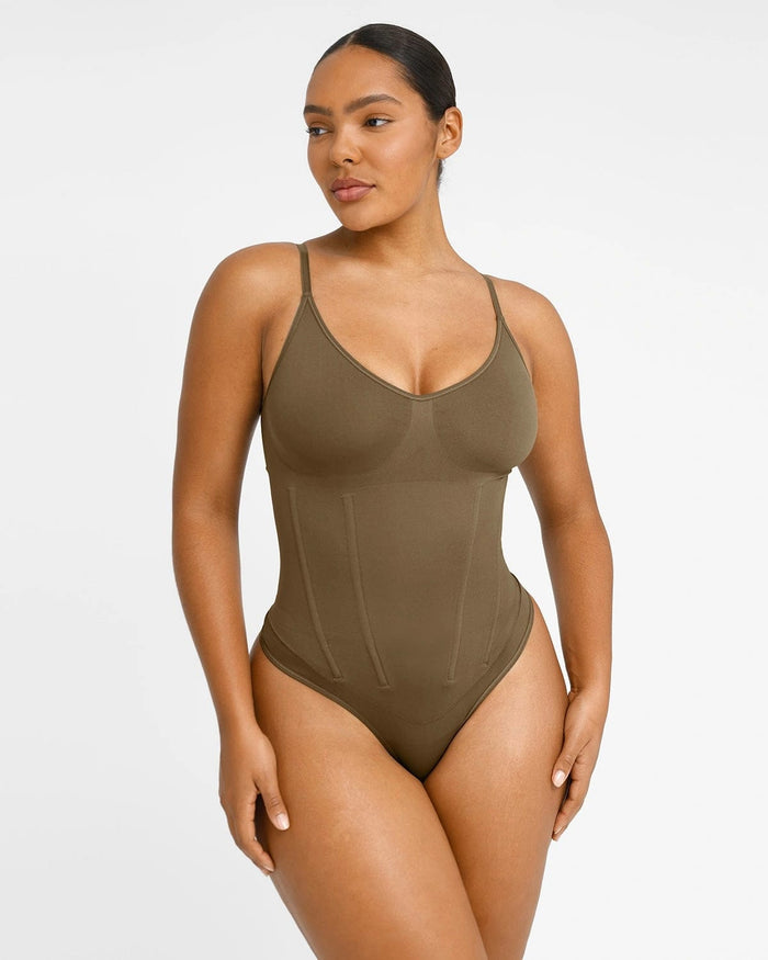 PowerConceal™ Waist Boning Corset Bodysuit