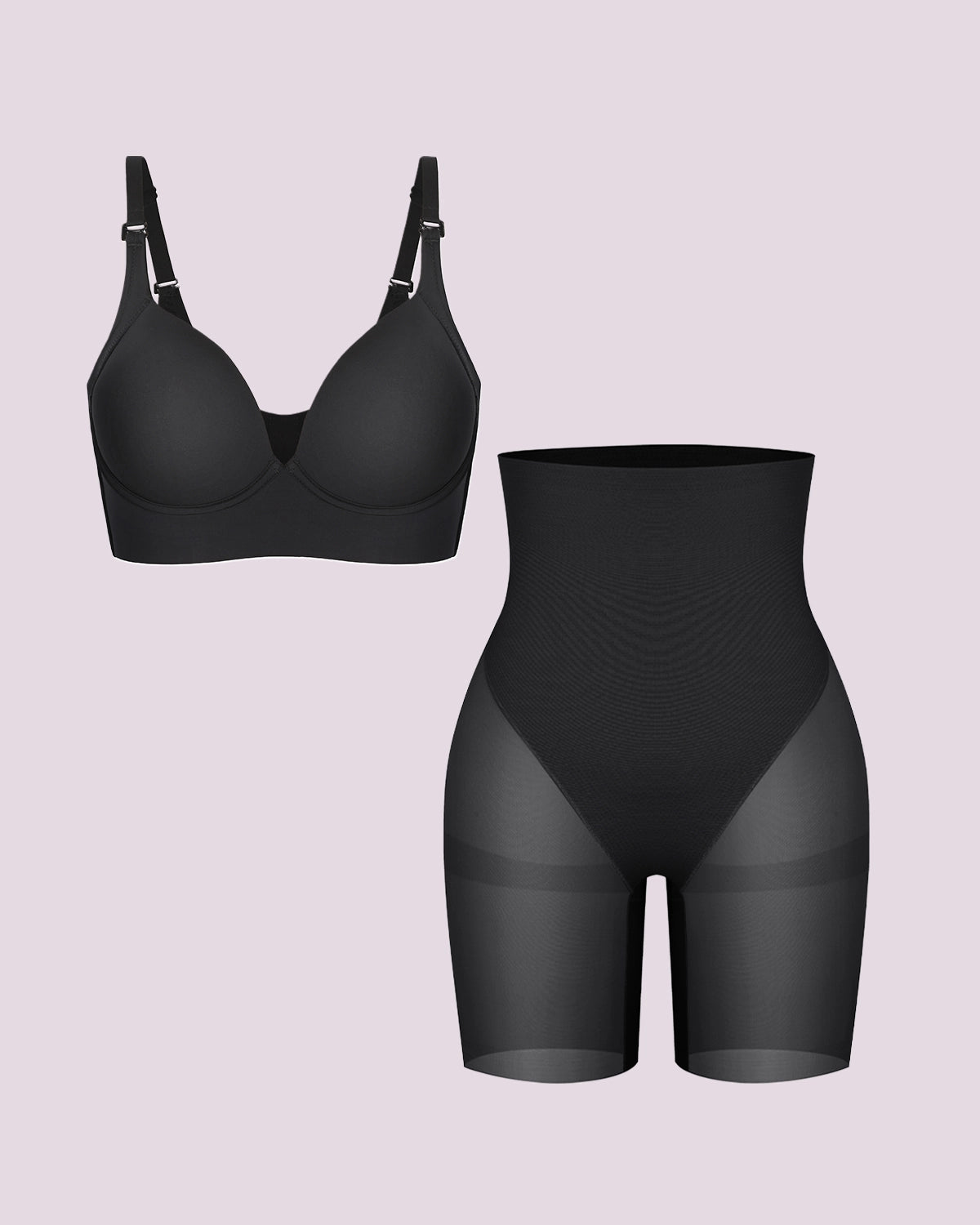 Push-Up Bra + MeshSmooth Short Bundle