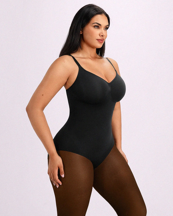 Sheer-Look Thermal Full Body Tights