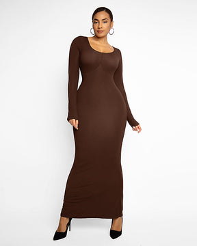 Slim Fit Shaping Maxi Dress  Look & Feel Slimmer Instantly