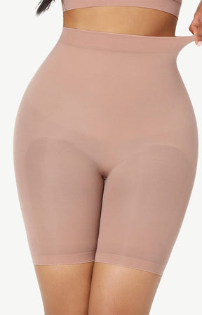 Slip Shorts Women's Shapewear Seamless Hi-Waist Slimming Shorts Panties