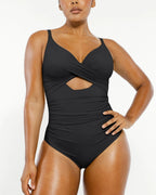 新品タグ付き】2Way Cut-Out Ribbed Swimwear Smart Sculpt 新品タグ付き】2Way Cut-Out Ribbed Swimwear Smart Sculpt