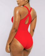 Smart Sculpt™ Plunge Corset Shaping Swimsuit