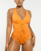 Smart Sculpt Plunge Corset Shaping Swimsuit