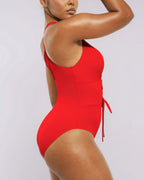 Smart Sculpt™ Plunge Corset Shaping Swimsuit