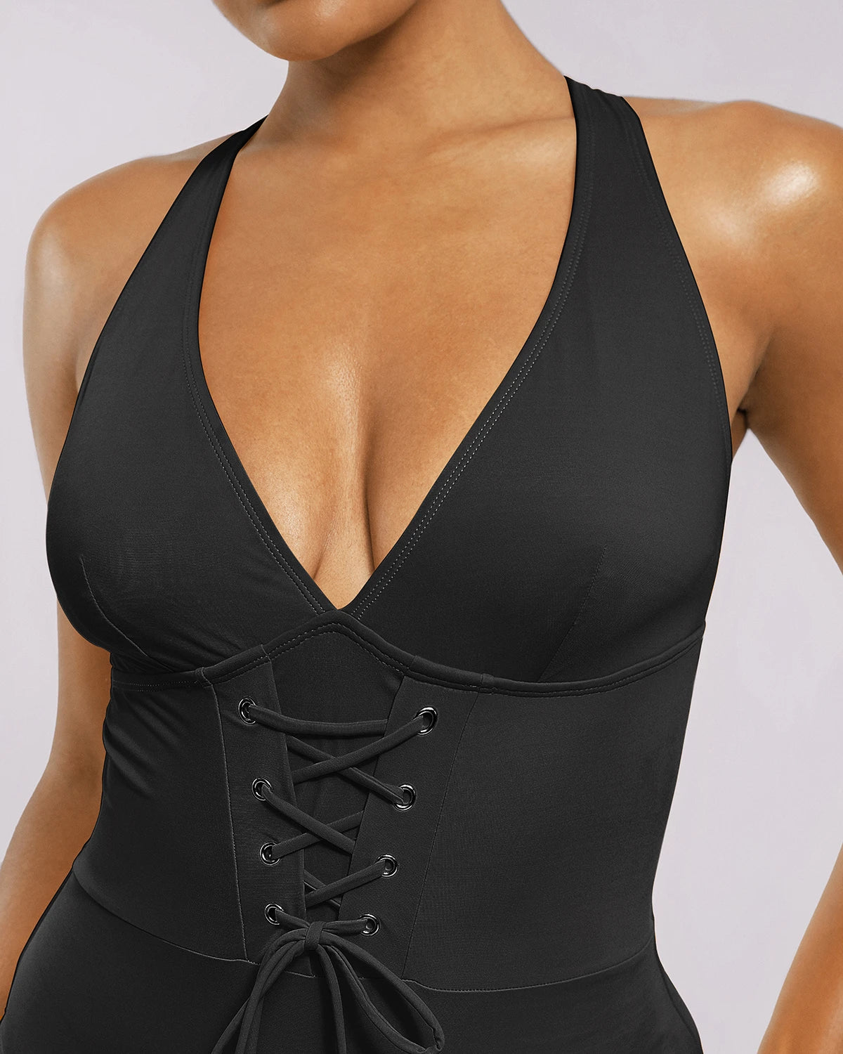 Smart Sculpt™ Plunge Corset Shaping Swimsuit