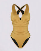 Smart Sculpt™ Plunge Cutout Swimsuit
