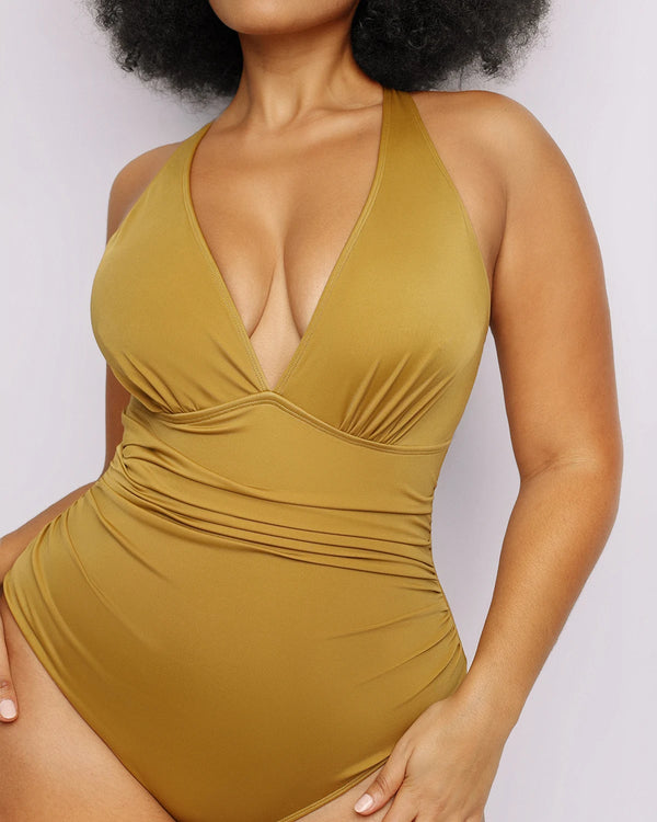 Smart Sculpt™ Plunge Cutout Swimsuit