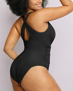 Smart Sculpt™ Plunge Cutout Swimsuit