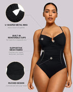 Smart Sculpt™ U-Ring Cut Out Shaping Swimsuit