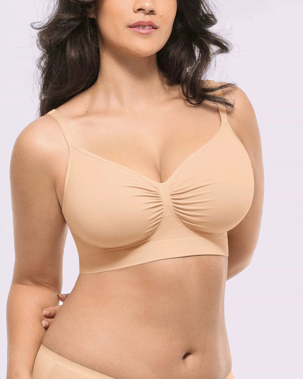 Bare Essentials™ Skin Flow™ Smooth Unlined Wireless Bra Triple Bundle