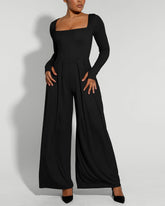 Bare Essentials™ AirSlim® Square Neckline Built-In Shaping Jumpsuit
