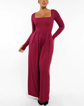Bare Essentials™ AirSlim® Square Neckline Built-In Shaping Jumpsuit