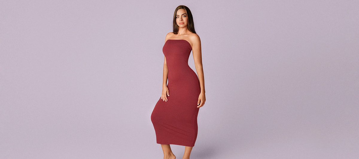 Seamless Contour Strapless Mid Thigh Bodysuit