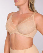 Bare Essentials™ AirSlim® Supportive Unlined Lace Underwired Bra