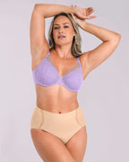 Unlined Lace Underwired Uplift Bra