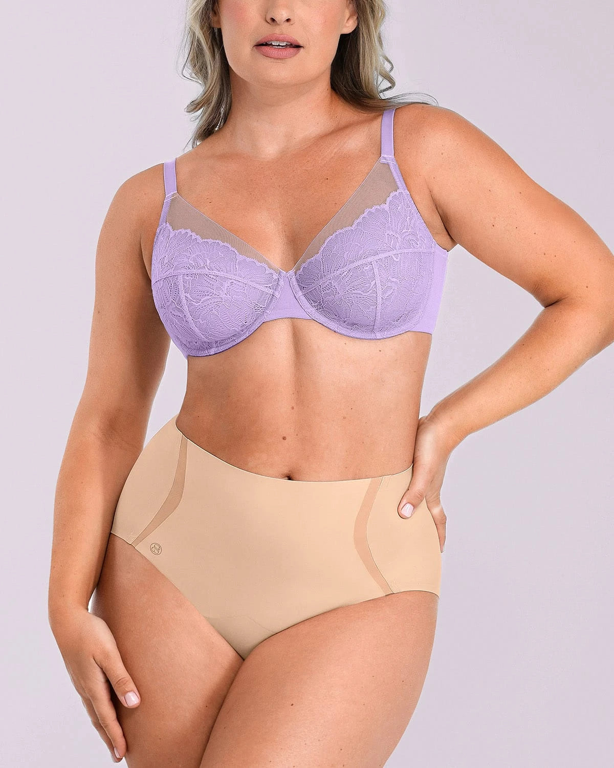 Unlined Lace Underwired Uplift Bra