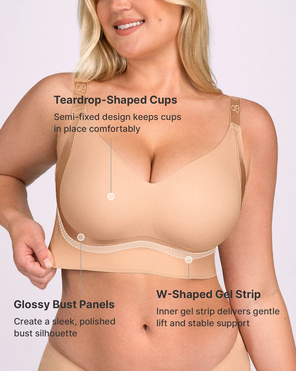 Wireless  Full Support Back Smoothing Bra