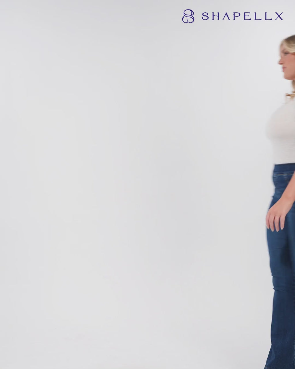 Bare Essentials™ AirSlim® High-Waisted Padded Hip Flare Jeans