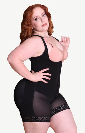 AirSlim® Tummy Control Bodysuit With Eye-and-Hook Closure