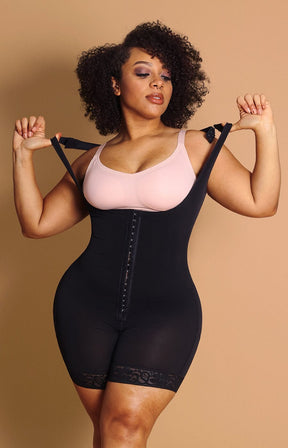 AirSlim® Tummy Control Bodysuit With Eye-and-Hook Closure