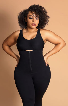 Shapellx Neosweat Shaper Leggings with Removable Waist Belt | Shaper Leggings Black / 2x